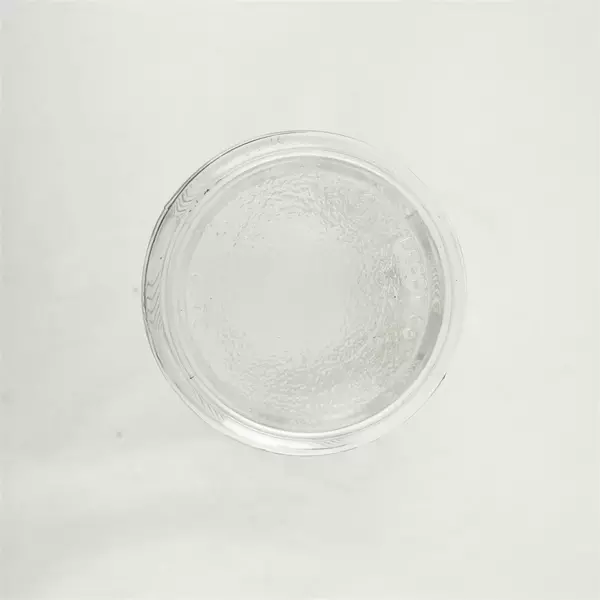 Vintage Brody Co Clear Etched Glass Feather Wheat Stalk Vase