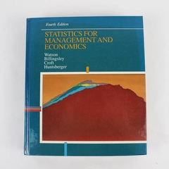 Statistics for Management and Economics Multiple Authors 4th Edition 1990 HC