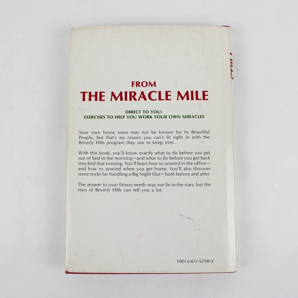 The Beverly Hills Exercise Book by Roberta Krech with Bill Libby 1982 HC DJ