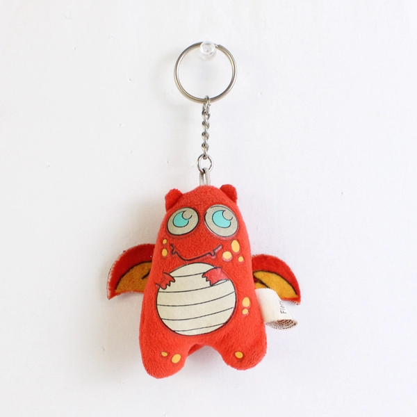 American Heart Association 2019 Fiery Plush Key Chain Hero Fiery 3.5 Inch