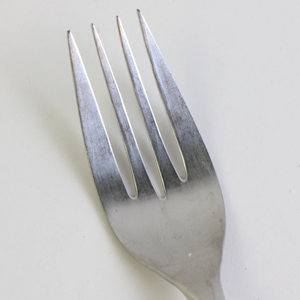 Lot Of 2 Gourmet Settings Beam Pattern 18/10 Stainless Serving & Cocktail Forks