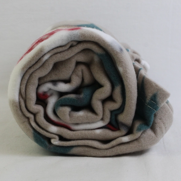 Pine Creek Fleece Throw Blanket Bear Forest Design 46" x 63" New