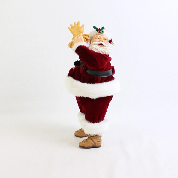 Hallmark Twas the Night Before Christmas Resin Santa Figurine 10.5" Tall