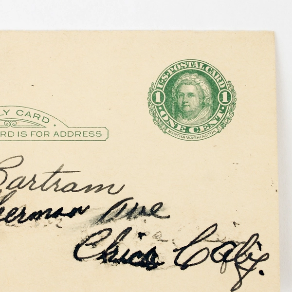 Cardinal Key Breakfast Invite Chico State College California Double Postal Card