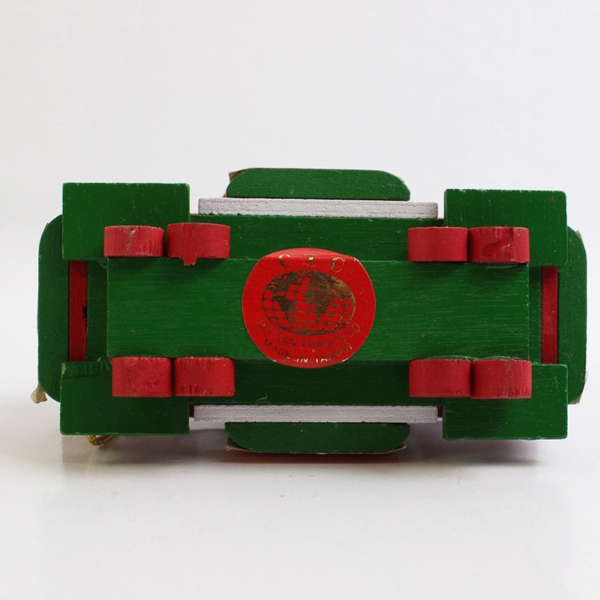 CTC Wooden Powell & Market San Francisco Trolley Christmas Tree Ornament, 2016