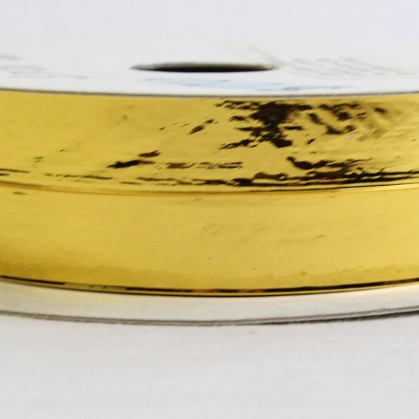 Lion Ribbon Company Spool of Luster Gold Foil Ribbon, 25 yds.