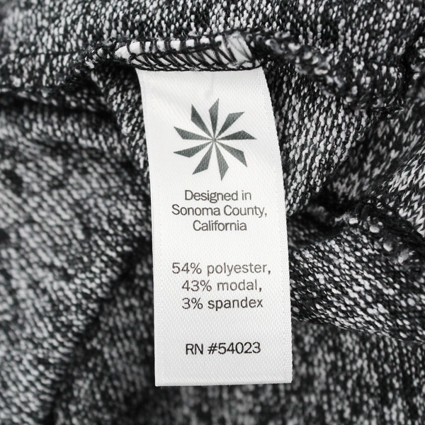 Athleta Women's M Heather Gray Wrap Front Open Long Sleeve Cardigan