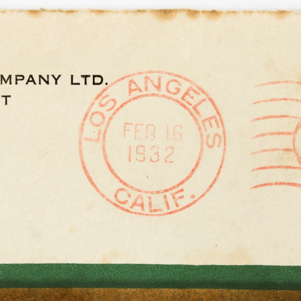 Lot Of 2 Southern California Edison Company 1930s Envelopes 