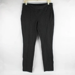 Hilary Radley Women's M Gray Pull On Tapered Leg Dress Pants