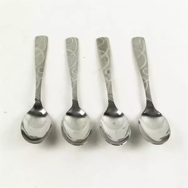 Set of 4 Garland Frost Stainless Tablespoons 9 in Silver Good Pre-Owned