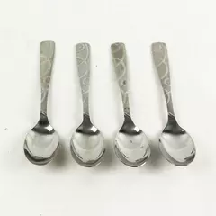 Set of 4 Garland Frost Stainless Tablespoons 9 in Silver Good Pre-Owned