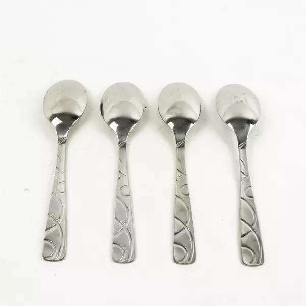 Set of 4 Garland Frost Stainless Tablespoons 9 in Silver Good Pre-Owned