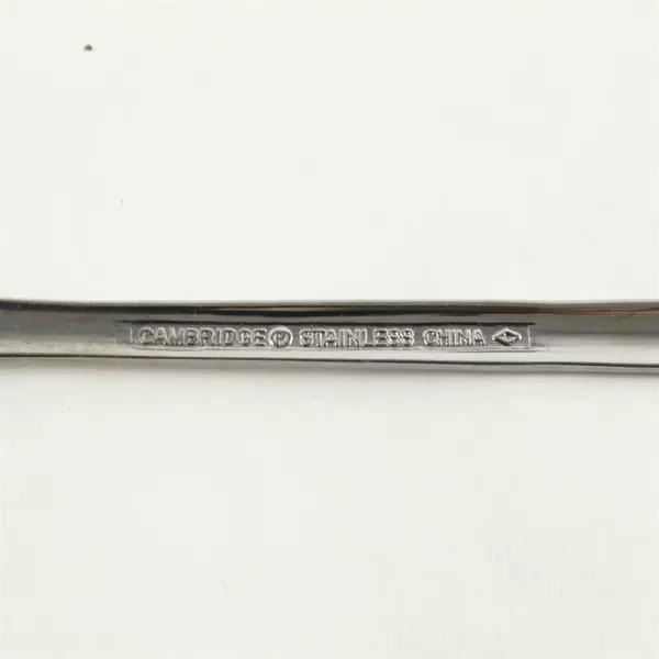 Set of 5 Cambridge Codie Stainless Iced Tea Spoons 7.5in