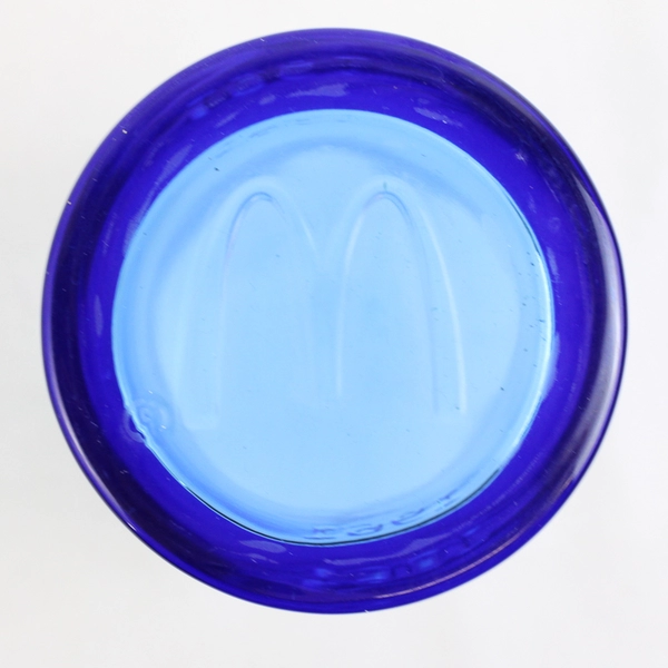 Vintage McDonald's 1961 Blue Color Drinking Glass 6.75" Tall