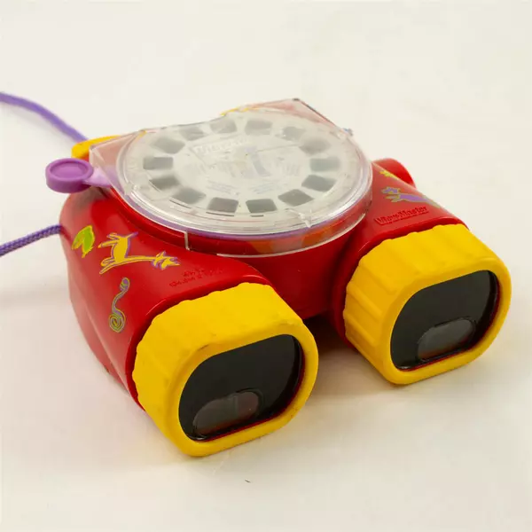 Fisher-Price 1998 View-Master 3D Binoculars Viewer Vintage Disney Incredibles