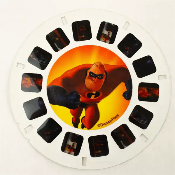 Fisher-Price 1998 View-Master 3D Binoculars Viewer Vintage Disney Incredibles