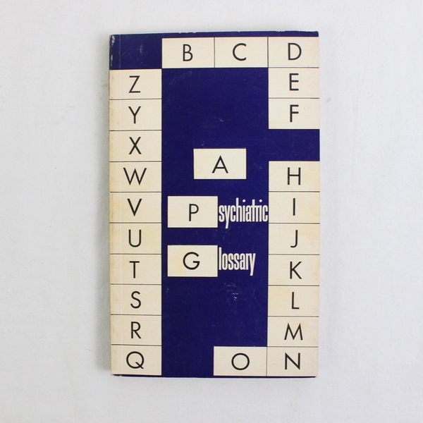 Vintage A Psychiatric Glossary 3rd Edition 1969 Paperback Good Condition