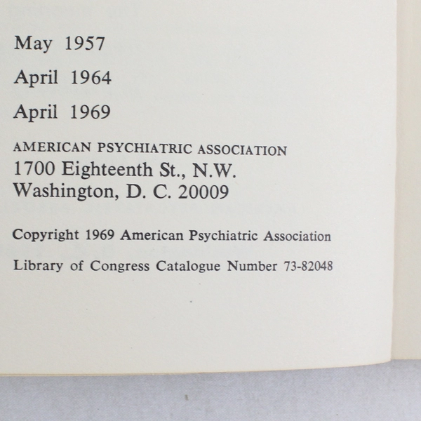 Vintage A Psychiatric Glossary 3rd Edition 1969 Paperback Good Condition