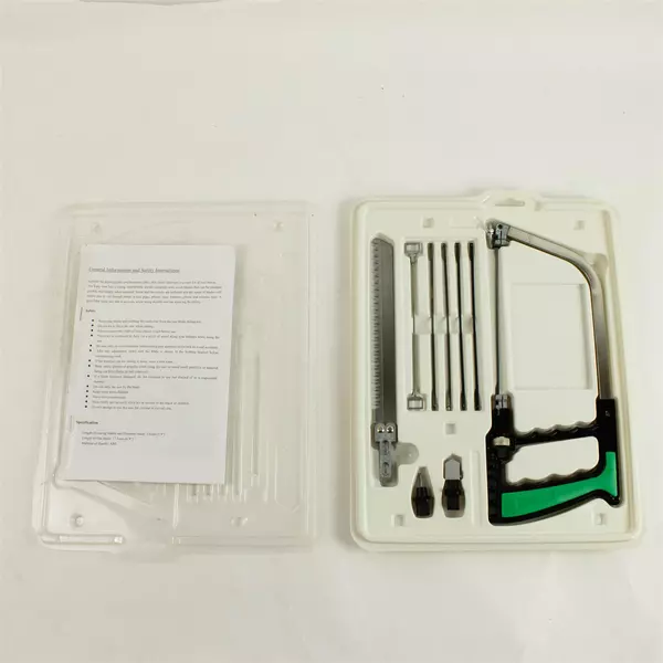 Used Deluxe Multi-Purpose Coping Saw Set for Glass Metal Wood Ceramic Tiles