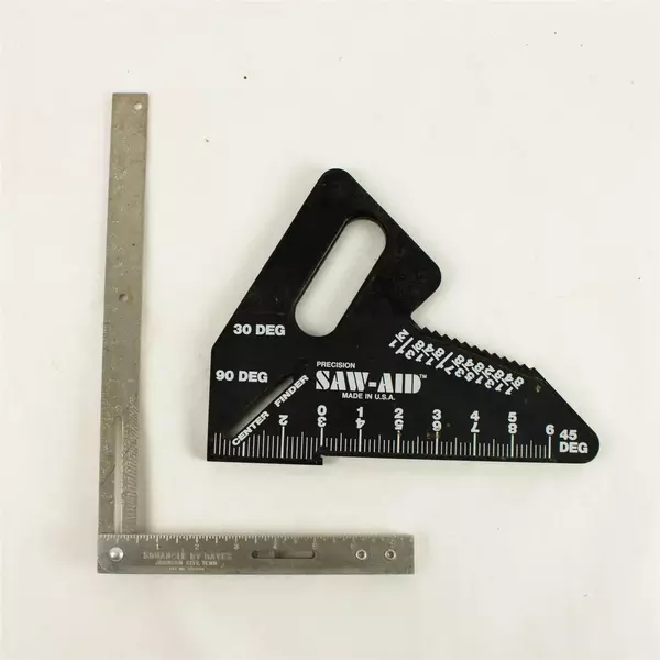 Sliding T-Bevel & Precision Saw Guide Adjustable Woodworking Tool 13in
