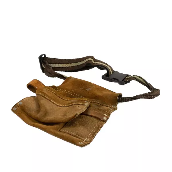 Small 4-Tool Belt Pouch Compact Lightweight Tool Organizer Used