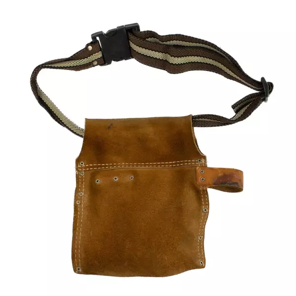 Small 4-Tool Belt Pouch Compact Lightweight Tool Organizer Used