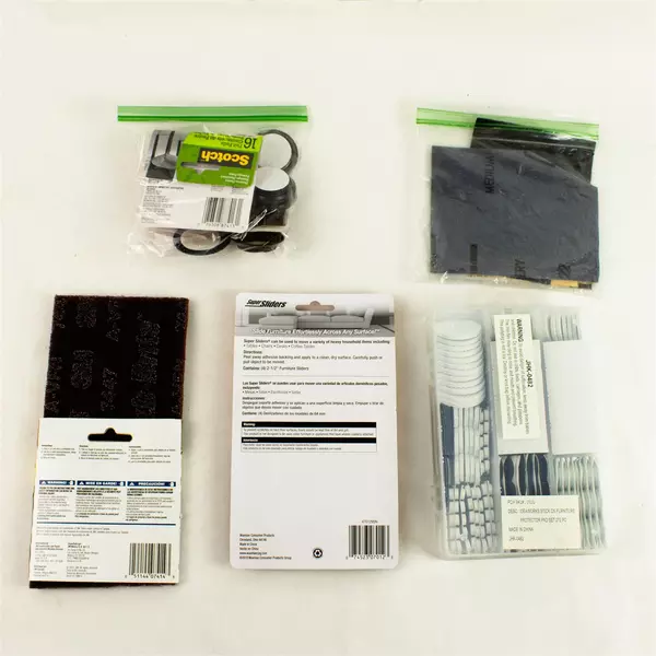 Furniture Protector Felt Pads & Carpet Sliders with Sandpaper