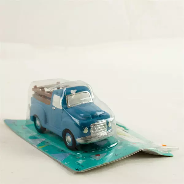 Santa's Workbench Retroville Blue Truck New Collectible Holiday Decor