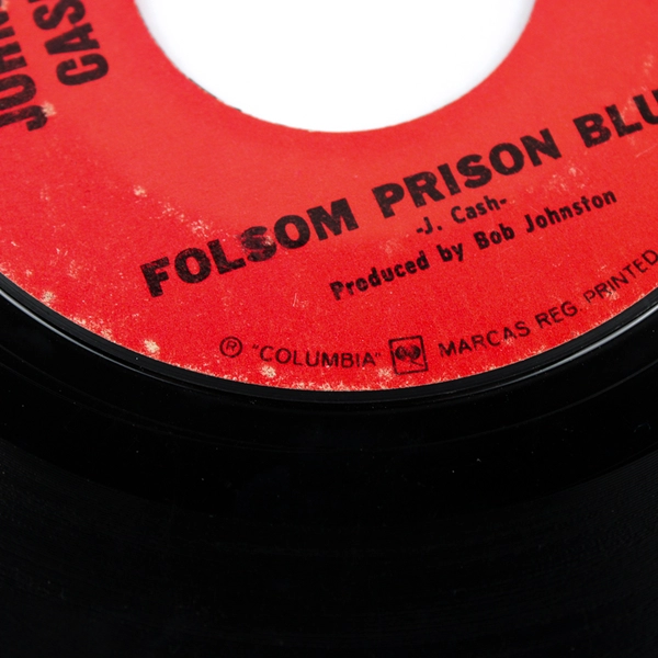 Johnny Cash Folsom Prison Blues / The Folk Singer 7" 45 RPM Single