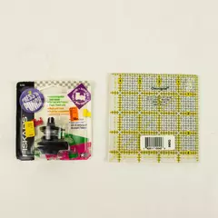 Lot of 2 Omnigrid & Press N Punch Quilting Craft Tools