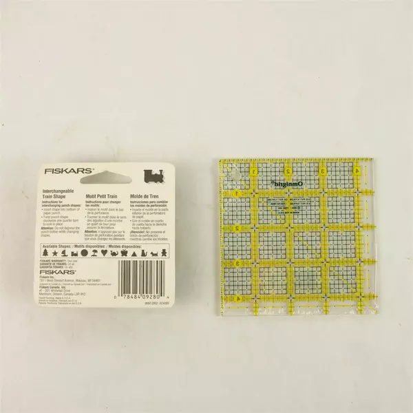 Lot of 2 Omnigrid & Press N Punch Quilting Craft Tools