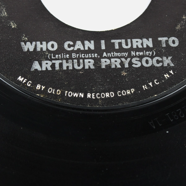 Arthur Prysock It's Too Late, Baby Too Late 45 Single Record Old Town 1965 1183