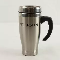Gordon Sinclair Stainless Steel Travel Mug With the Words ST John