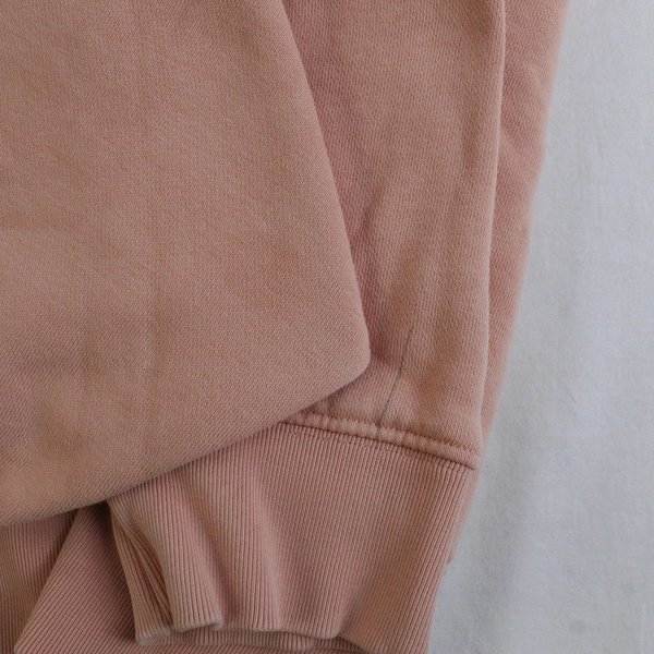 Adidas Peach Cropped Sweatshirt Women's Size Small FLAW