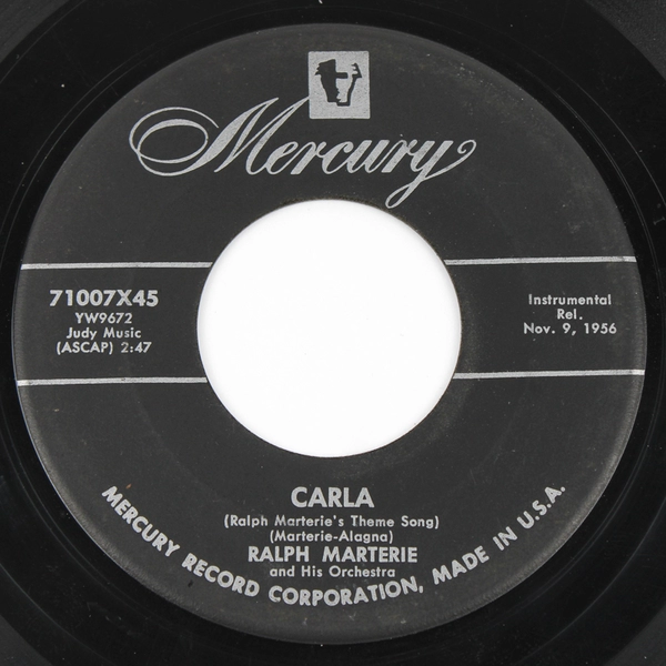 Ralph Marterie And His Orchestra – Carla / Guaglione (Little Boy) 45 RPM Record