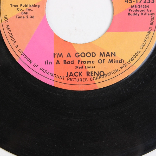 Jack Reno I'm A Good Man (In A Bad Frame Of Mind) / Darling Say It Again