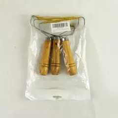 3 Pack Portable Wood Lint Removers Reusable Pet Hair Brush Compact