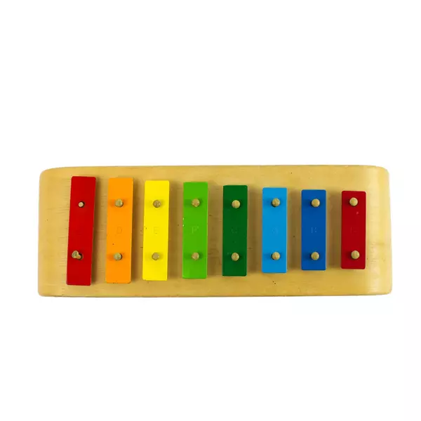 Plan Toys Wooden Xylophone 13in Compact Used Broken C Note As-Is