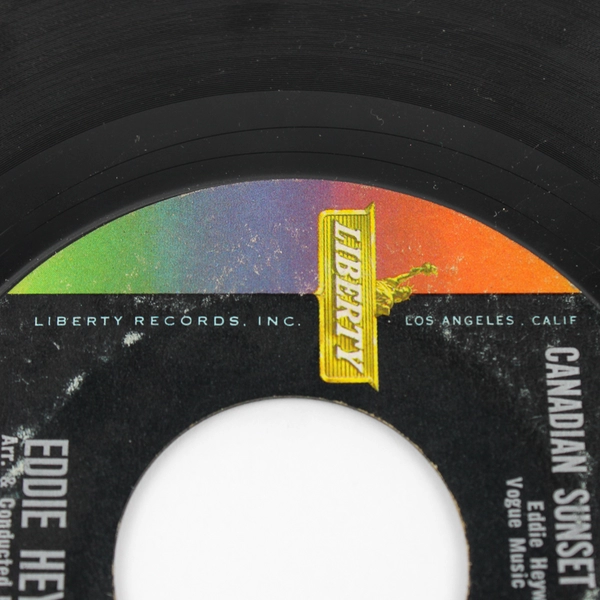 Vintage Eddie Heywood 45 Vinyl Canadian Sunset Bossa Nova Good Life