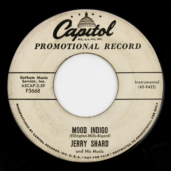 Jerry Shard And His Music - Mood Indigo / Oh You Beautiful Doll - Promo