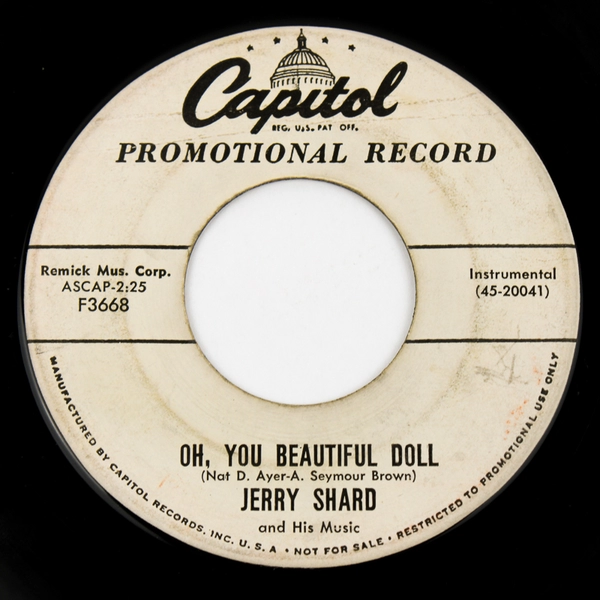 Jerry Shard And His Music - Mood Indigo / Oh You Beautiful Doll - Promo