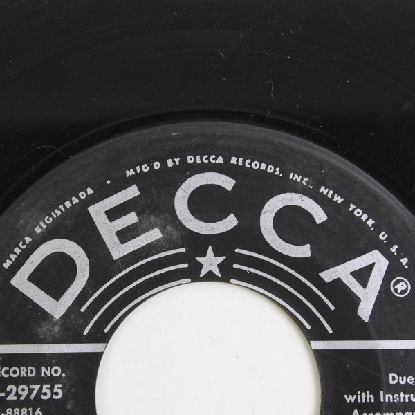 45 Red Sovine And Webb Pierce/Red Sovine Why Baby Why / Missing You