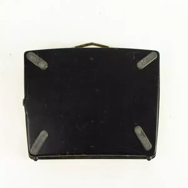 Vintage Borg Carpeted Bathroom Scale Collectible Retro 9.5x11.5x2.25 in