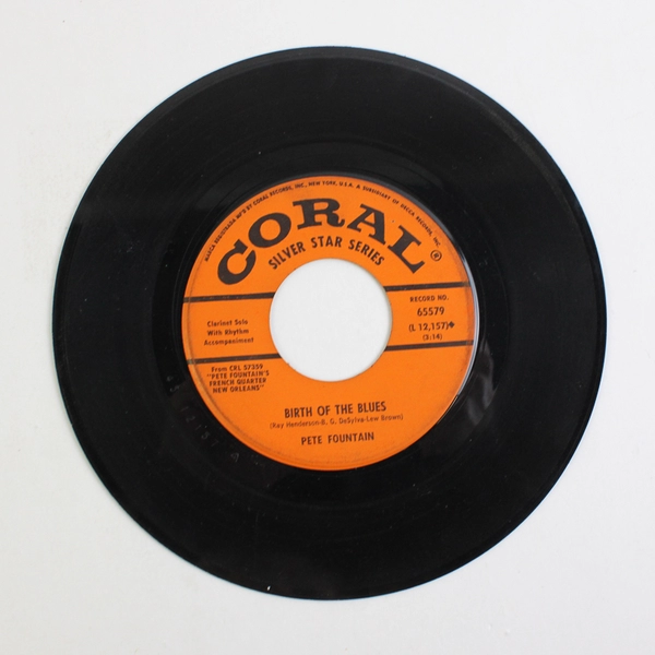 Pete Fountain Birth Of The Blues/Begin The Beguine by Coral 7" Vinyl 45rpm
