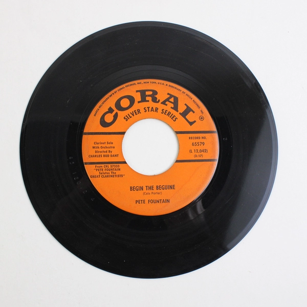 Pete Fountain Birth Of The Blues/Begin The Beguine by Coral 7" Vinyl 45rpm
