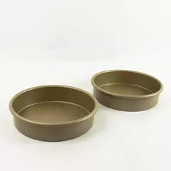 Set of 2 9in Aluminized Steel Non-Stick Cake Pans Round