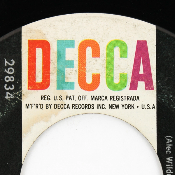 Peggy Lee Mr Wonderful/Crazy In The Heart by Decca Records 7" Vinyl Record 45RPM