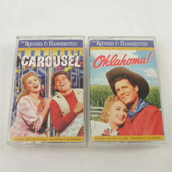 Lot of 2 Cassette Tapes Carousel & Oklahoma - Original 