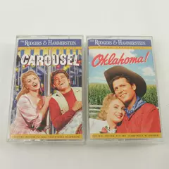 Lot of 2 Cassette Tapes Carousel & Oklahoma - Original 