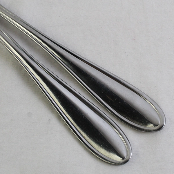Lot Of 2 Hampton Silversmiths Erin (Stainless) Flatware Serving Spoon & Fork